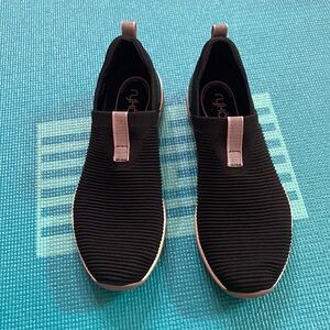 Black Ryka Echo Knit Pull On Sneakers